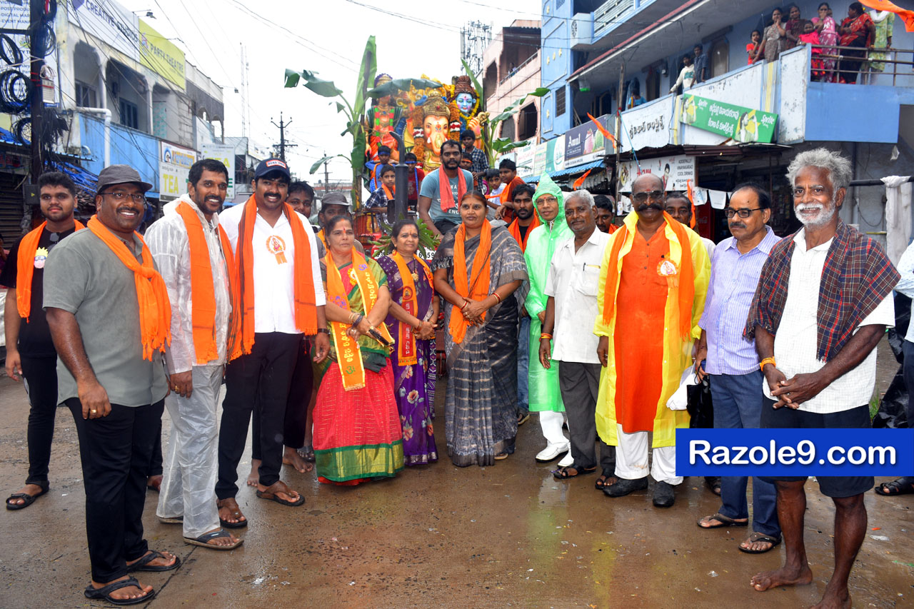 Razole Taluka Ganesh Nimajjanam